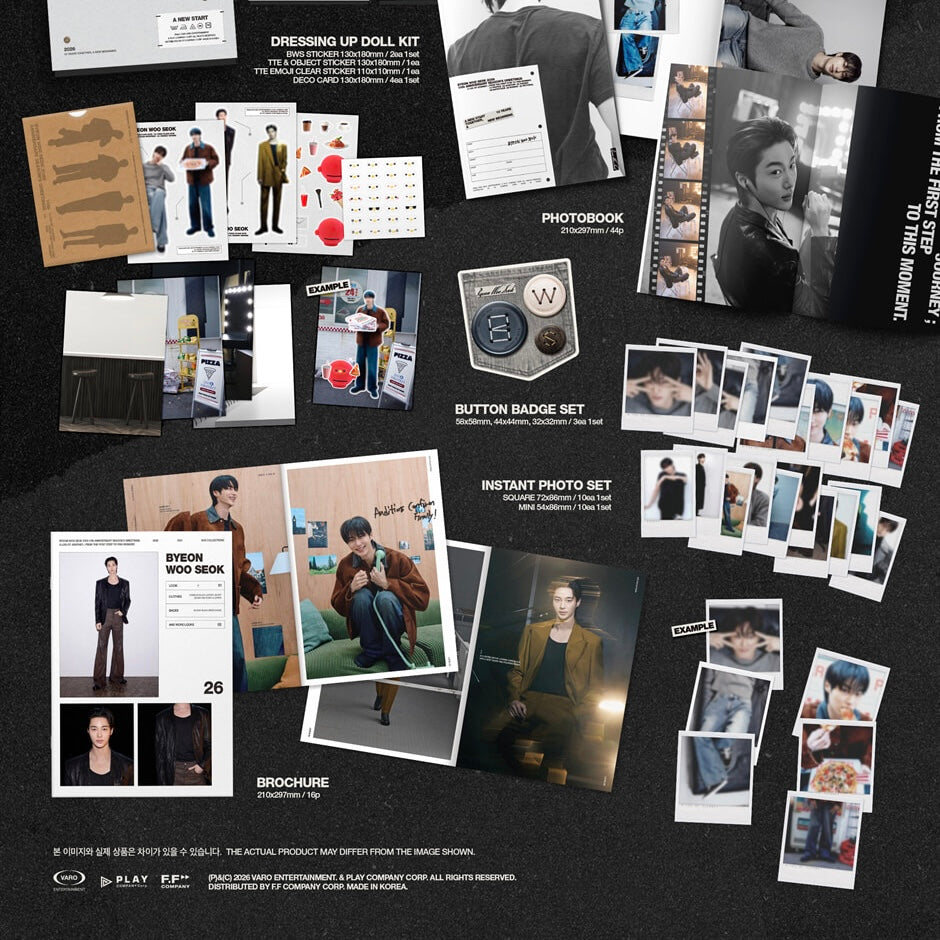 BYEON WOO SEOK 10th ANNIVERSARY シーグリ BYEON WOO SEOK - 2026 10th ANNIVERSARY SEASON'S GREETINGS – Kpop