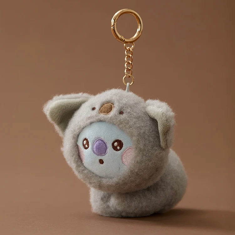 BTS - BT21 BABY MORE FLUFFY DOLL KEYRING - LightUpK