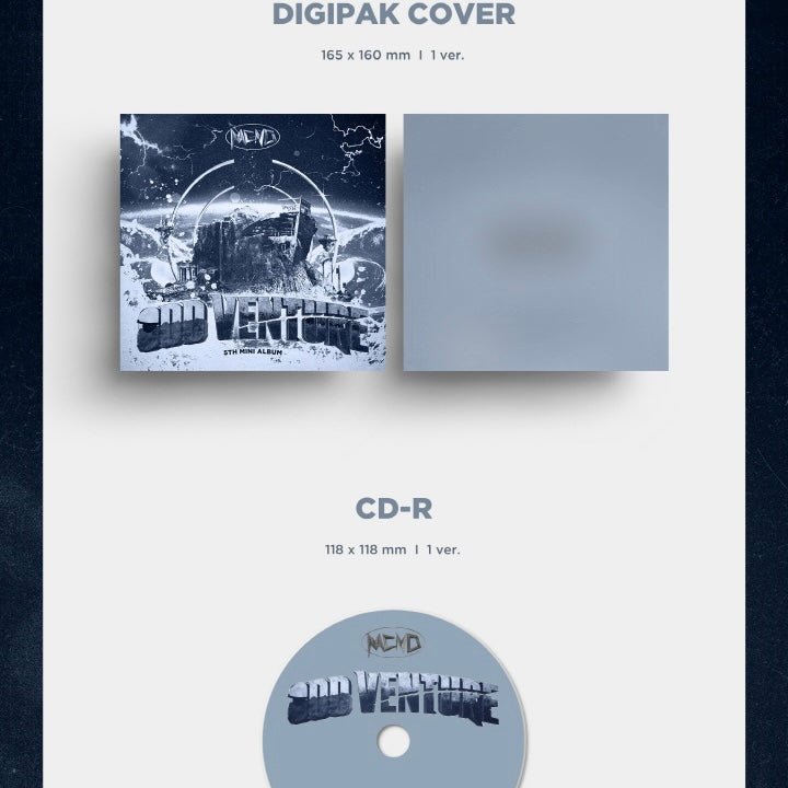 MCND - 5TH MINI ALBUM [ODD-VENTURE] (DIGIPAK VER.) - LightUpK