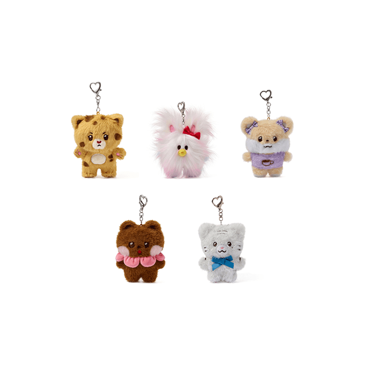 (PRE-ORDER) ILLIT - 2ND DEBUT ANNIVERSARY MD - DEARLIT PLUSH KEYRING (5 VERSIONS) - LightUpK