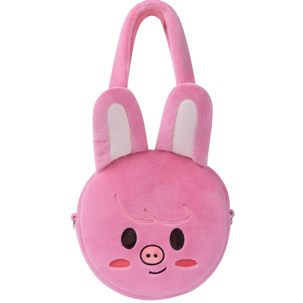 (PRE-ORDER) STRAY KIDS - SKZOO FACE SHOULDER BAG - SKZOO EVERYWHERE ALL AROUND THE WORLD (8 VERSIONS) - LightUpK