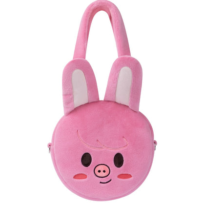 (PRE-ORDER) STRAY KIDS - SKZOO FACE SHOULDER BAG - SKZOO EVERYWHERE ALL AROUND THE WORLD (8 VERSIONS) - LightUpK
