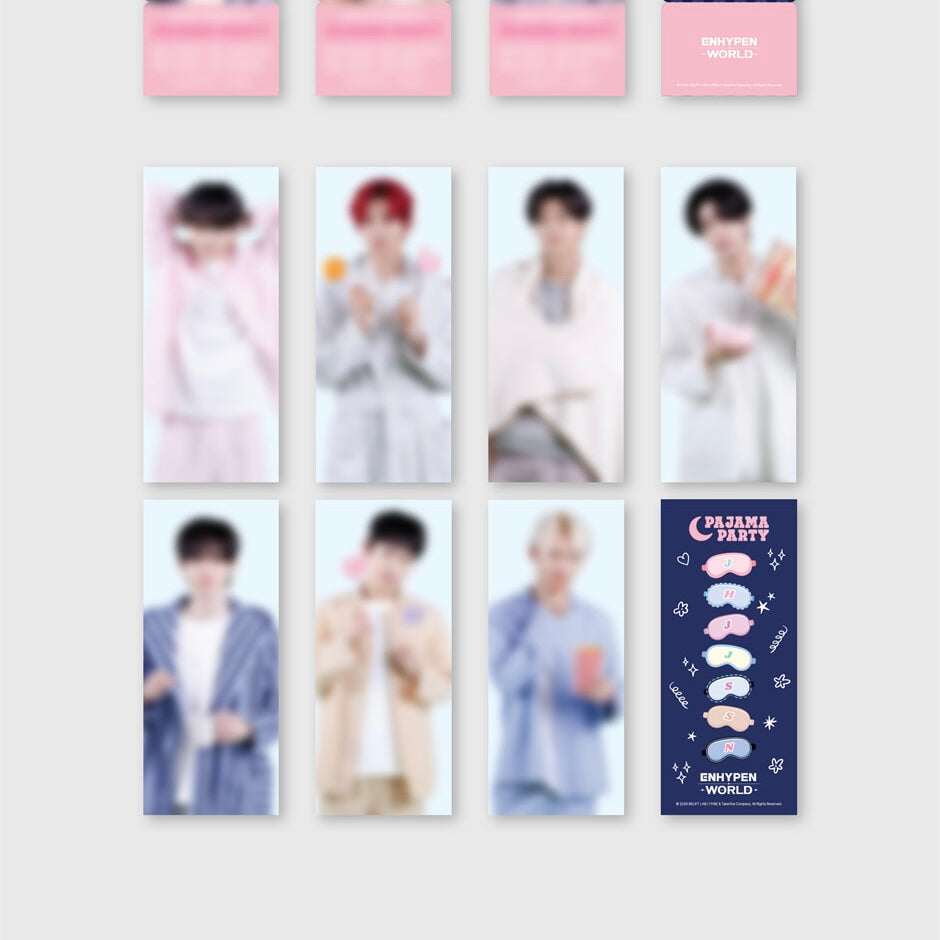 (PRE-ORDER) ENHYPEN - WORLD COUPON CARD COLLECTION (PAJAMA PARTY GIFT VER.) - LightUpK