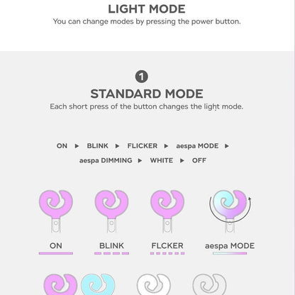 AESPA - OFFICIAL FANLIGHT LIGHTSTICK VER 2