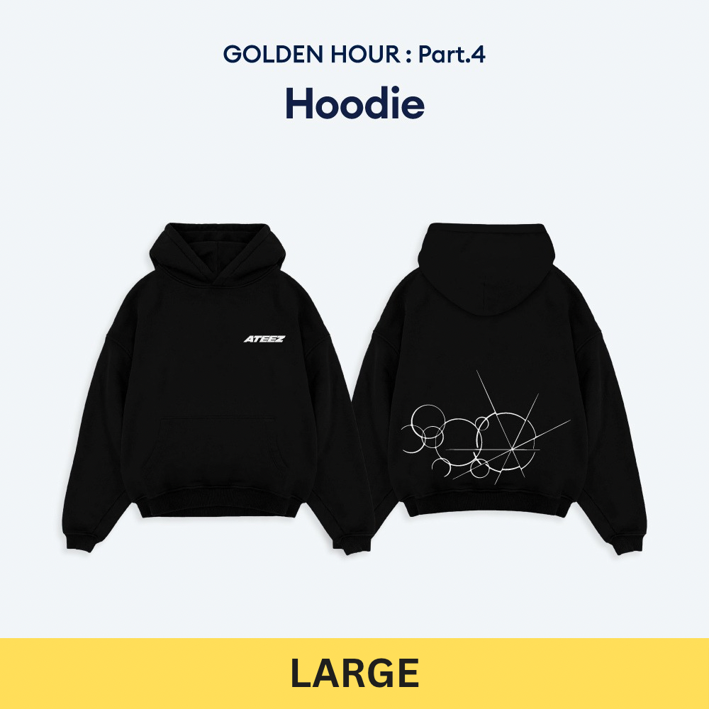 (PRE-ORDER) [HELLO82] ATEEZ - GOLDEN HOUR : PART.4 MERCH - HOODIE (3 SIZES)