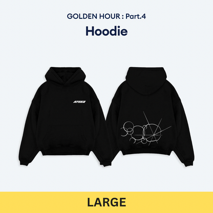 (PRE-ORDER) [HELLO82] ATEEZ - GOLDEN HOUR : PART.4 MERCH - HOODIE (3 SIZES)