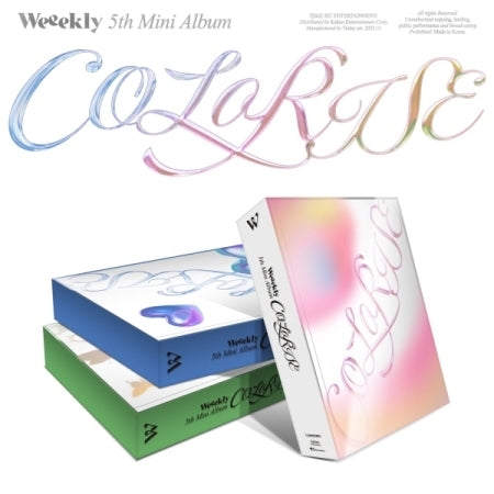 WEEEKLY - 5TH MINI ALBUM [COLORISE] (3 VERSIONS) - LightUpK