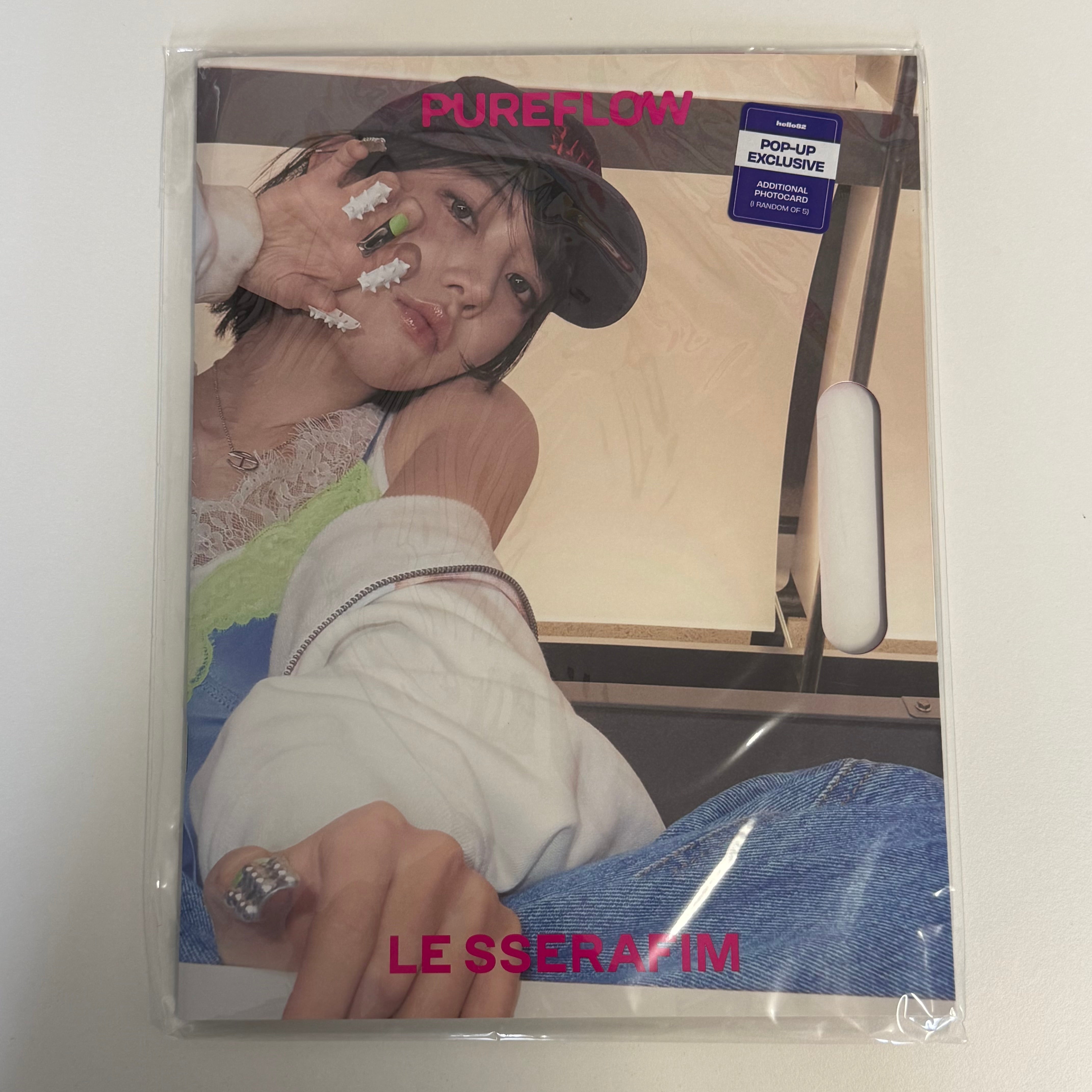 (PRE-ORDER) [HELLO82] [HELLO82 POP-UP EXCLUSIVE] LE SSERAFIM - 2nd Studio Album ‘PUREFLOW’ pt.1 (COMPACT ver.) (6 VERSIONS) RANDOM - LightUpK