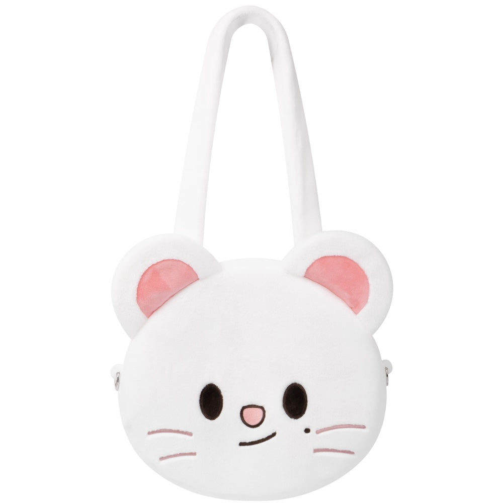 (PRE-ORDER) STRAY KIDS - SKZOO FACE SHOULDER BAG - SKZOO EVERYWHERE ALL AROUND THE WORLD (8 VERSIONS) - LightUpK