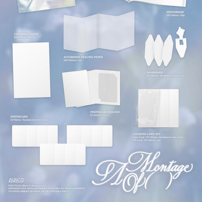 VIVIZ - THE 1ST ALBUM [A MONTAGE OF ( )] (2 VERSIONS) - LightUpK