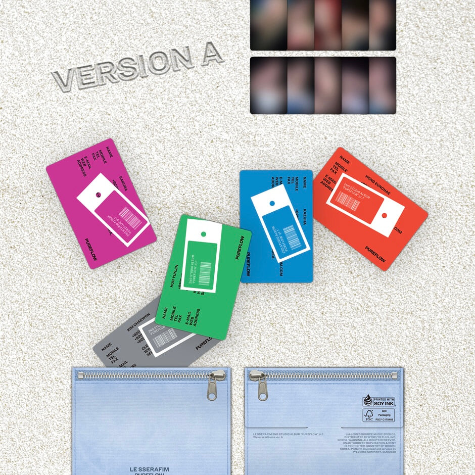 (PRE-ORDER) LE SSERAFIM - 2ND STUDIO ALBUM [PUREFLOW PT.1] (WEVERSE ALBUMS VER.) (2 VERSIONS) RANDOM - LightUpK