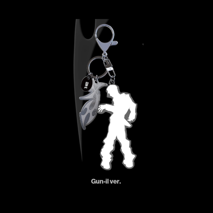 XDINARY HEROES - 8TH MINI ALBUM [DEAD AND] ILLUSTRATION KEYRING VER. (6 VERSIONS) - LightUpK