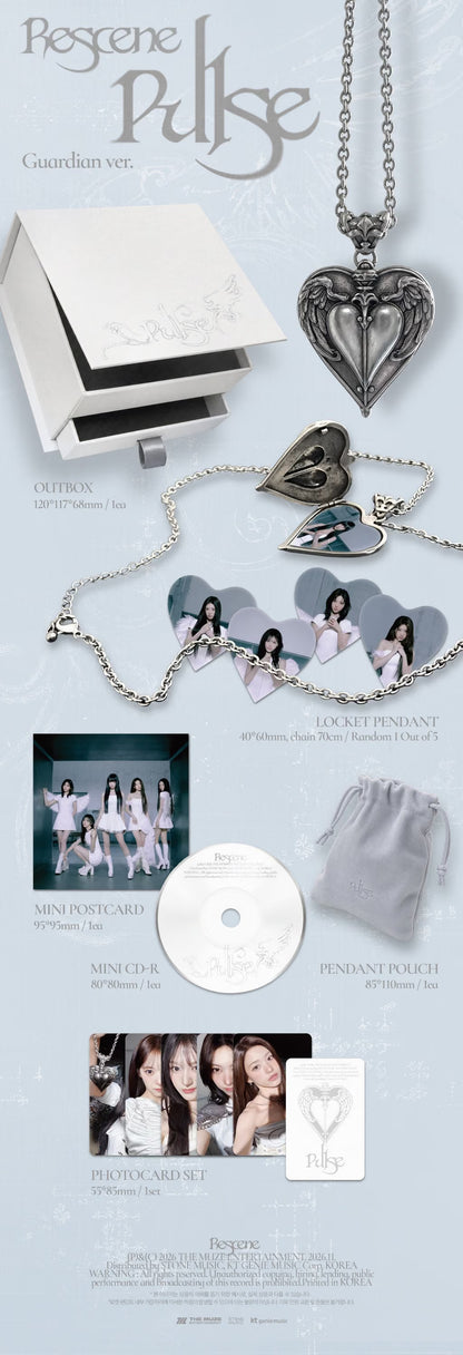 (PRE-ORDER) RESCENE - 4TH MINI ALBUM [PULSE] (GUARDIAN VER.)
