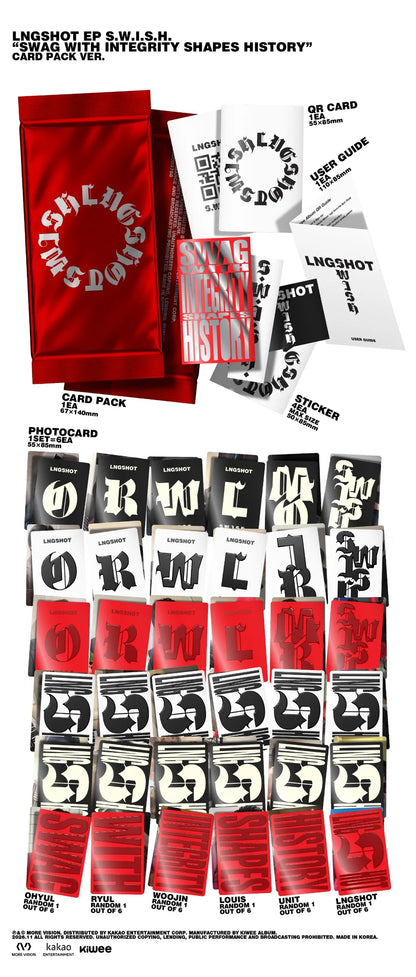 (PRE-ORDER) LNGSHOT - EP [S.W.I.S.H.] (CARD PACK VER.)