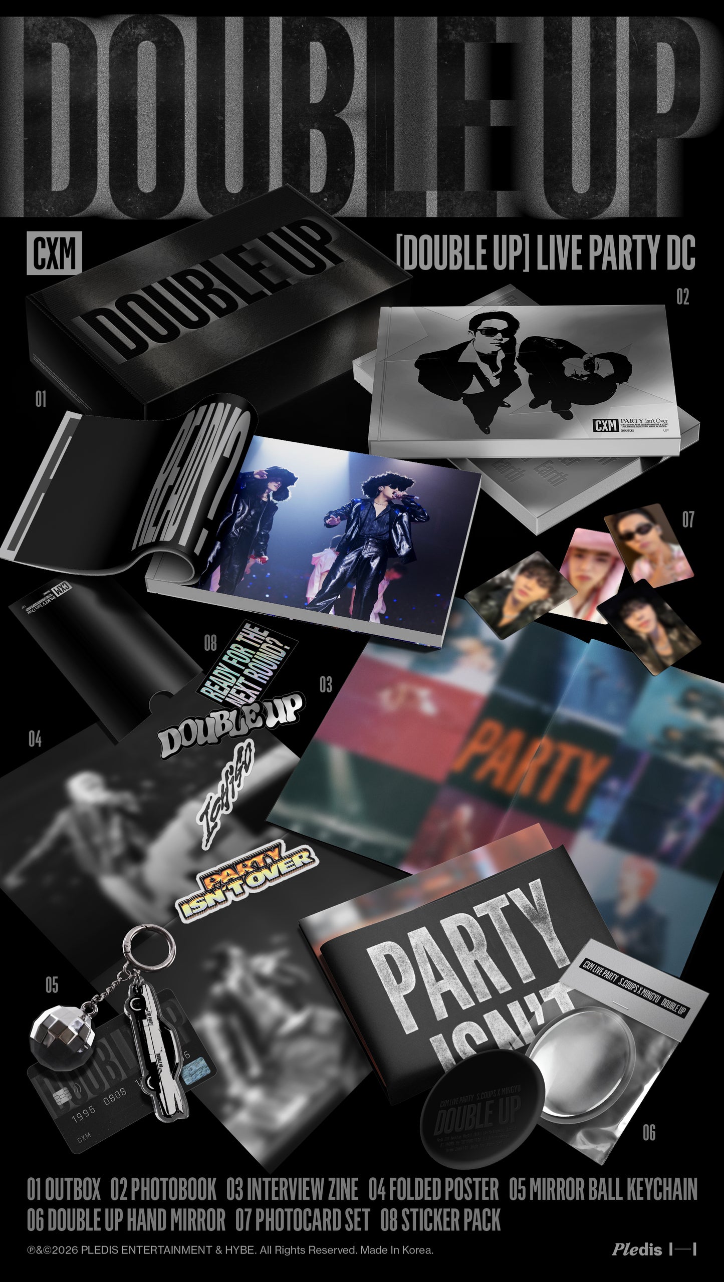 (PRE-ORDER) CXM (SEVENTEEN) - CXM [DOUBLE UP] LIVE PARTY DC