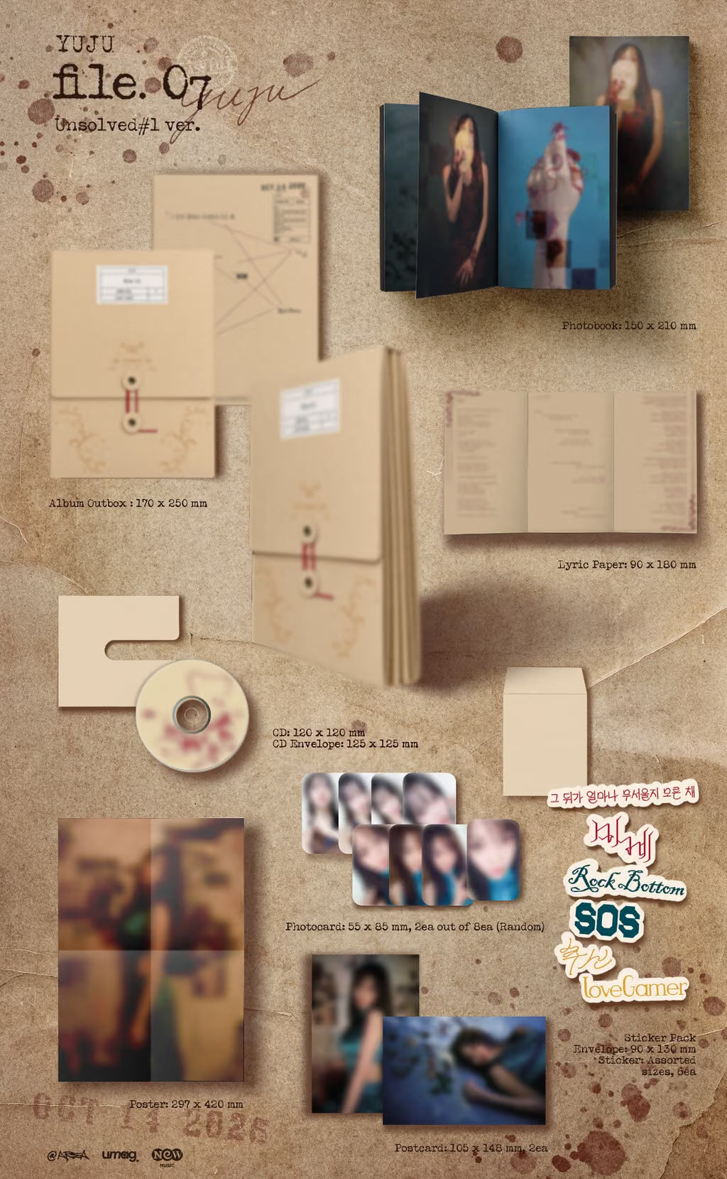 (PRE-ORDER) YUJU - 4TH MINI ALBUM: FILE. 07 (2 VERSIONS)