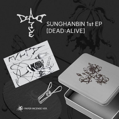 (PRE-ORDER) SUNGHANBIN - 1ST EP ALBUM [DEAD:ALIVE] (PAPER INCENSE VER.)