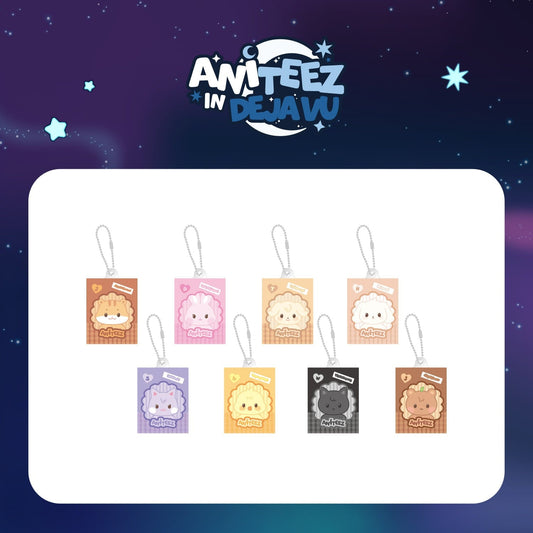 (PRE-ORDER) ATEEZ X ANITEEZ POP-UP [ANITEEZ IN DEJAVU] MD - RANDOM MINIATURE KEYRING