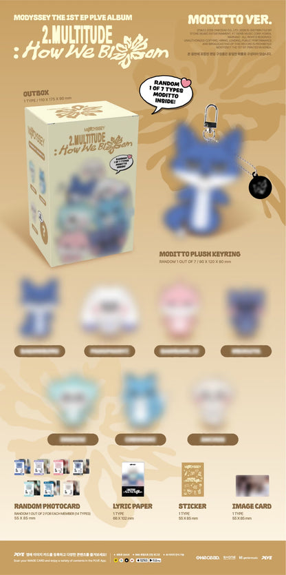 (PRE-ORDER) MODYSSEY - [2.MULTITUDE: HOW WE BLOOM] (MODITTO VER.)