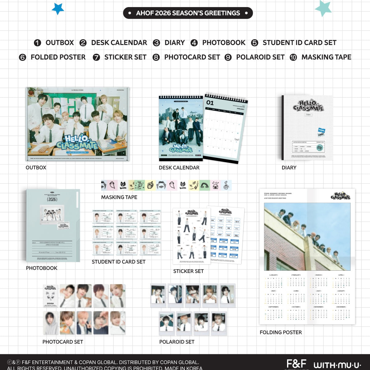 (PRE-ORDER) AHOF - 2026 SEASON'S GREETINGS [HELLO CLASSMATE ]
