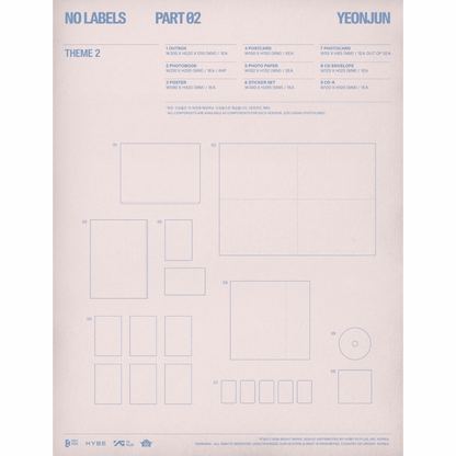 (PRE-ORDER) YEONJUN (TXT) - NO LABELS: PART 02 (3 VERSIONS) RANDOM