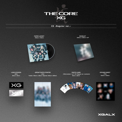 (PRE-ORDER) XG - 1ST FULL ALBUM [THE CORE - 核] REGULAR VER.