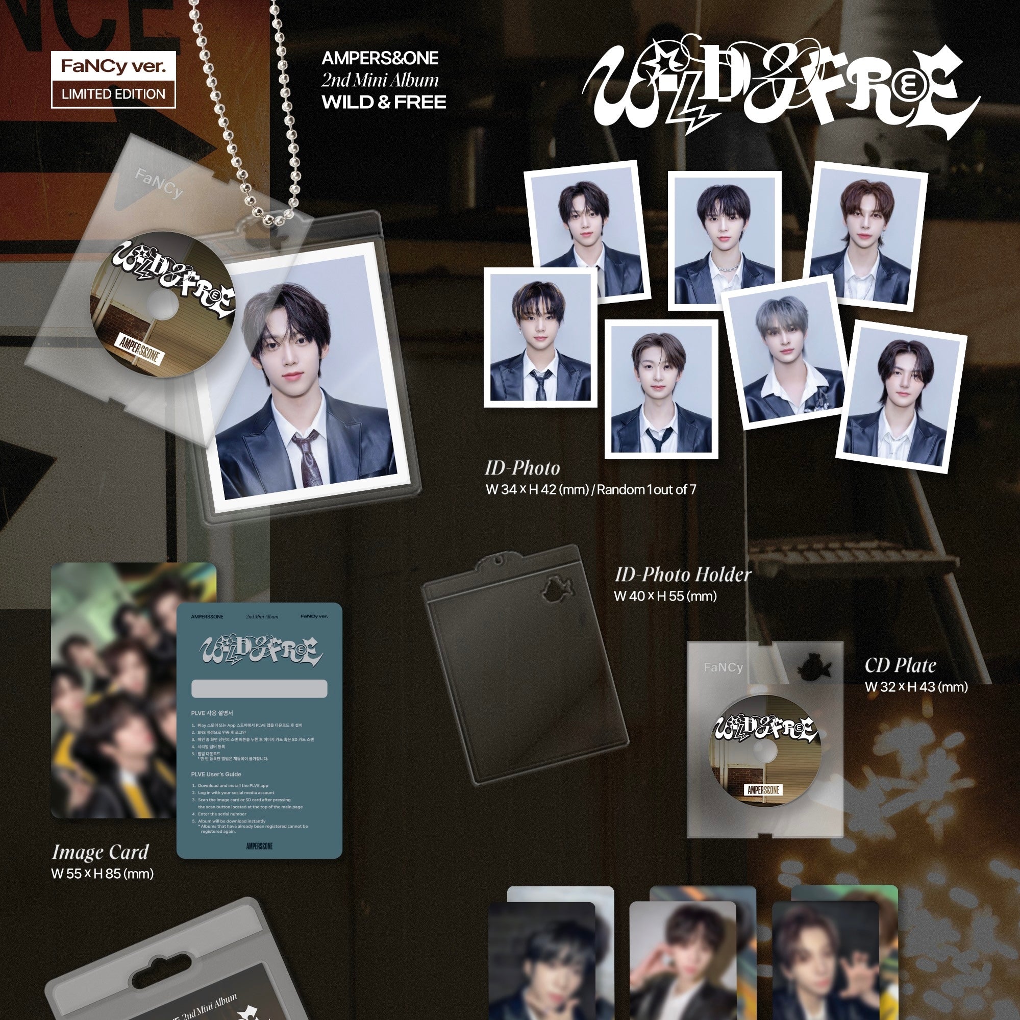 AMPERS&ONE - 2ND MINI ALBUM [WILD & FREE] (FANCY VER.) (LIMITED EDITION) - LightUpK