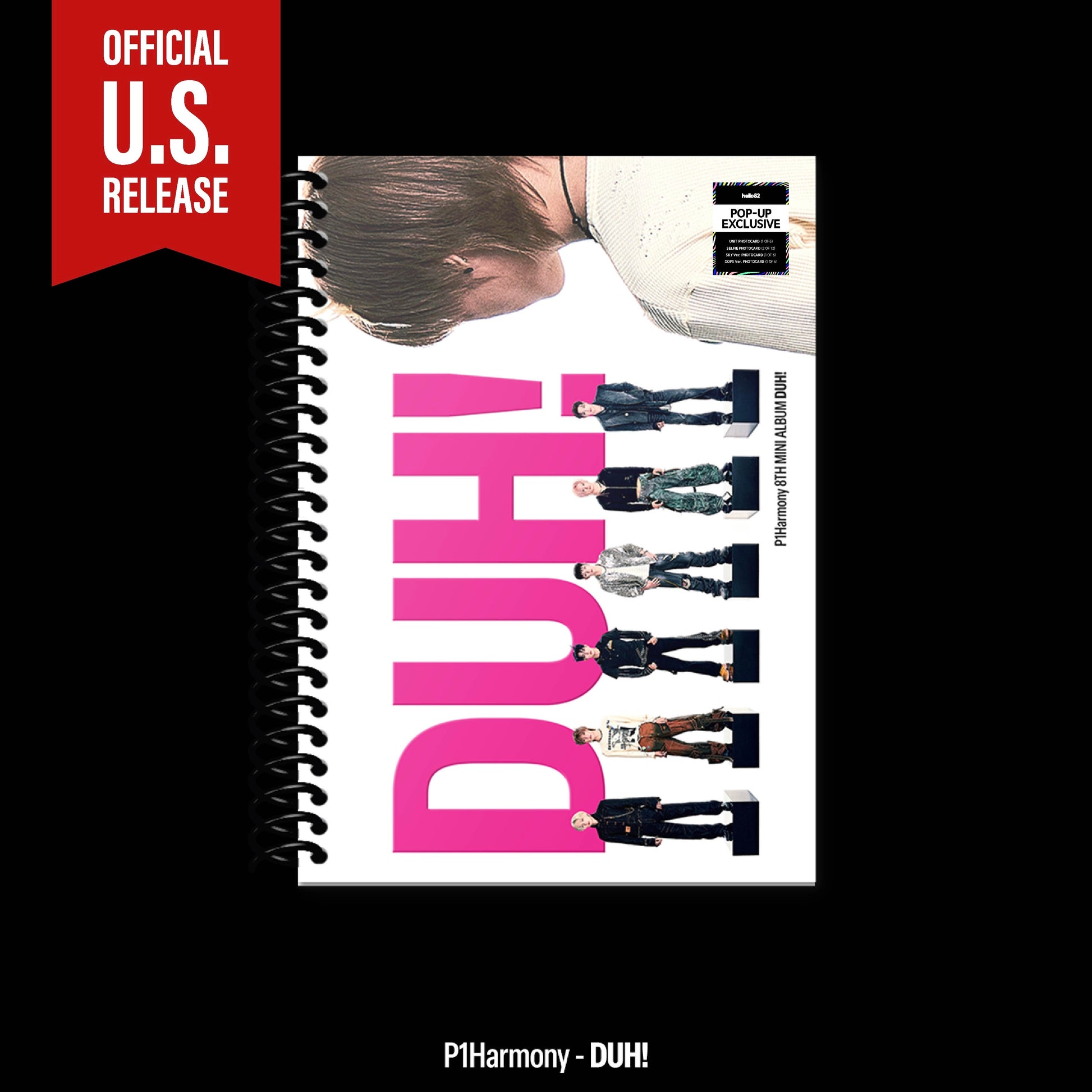 (PRE-ORDER) [HELLO82] [POP-UP EXCLUSIVE] P1HARMONY - DUH! (2 VERSIONS) - LightUpK