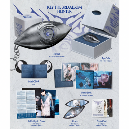 KEY - 3RD ALBUM [HUNTER] (THE CUBE VER.) - LightUpK