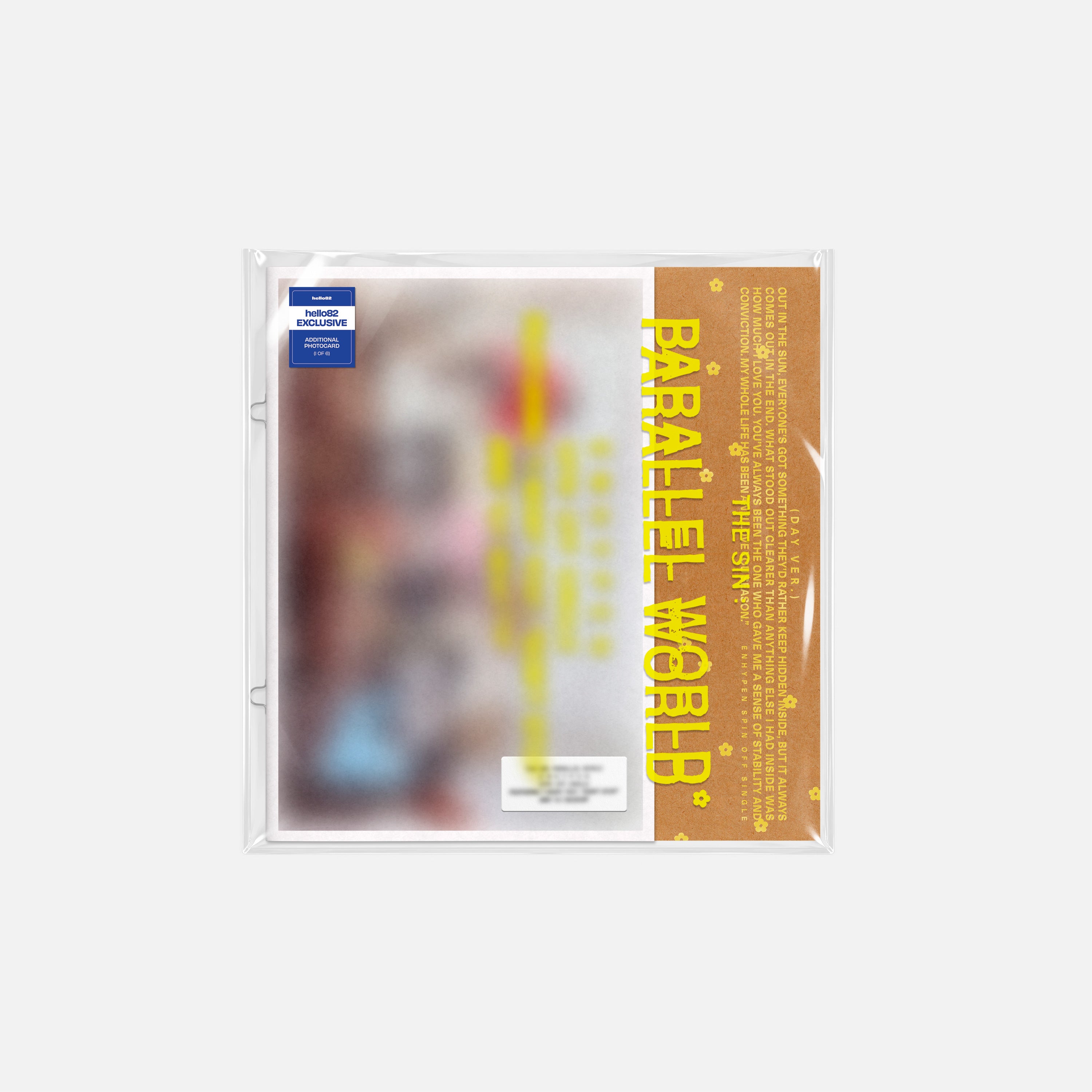 (PRE-ORDER) [hello82] [hello82 EXCLUSIVE] ENHYPEN - [THE SIN: PARALLEL WORLD] (3 VERSIONS) - LightUpK