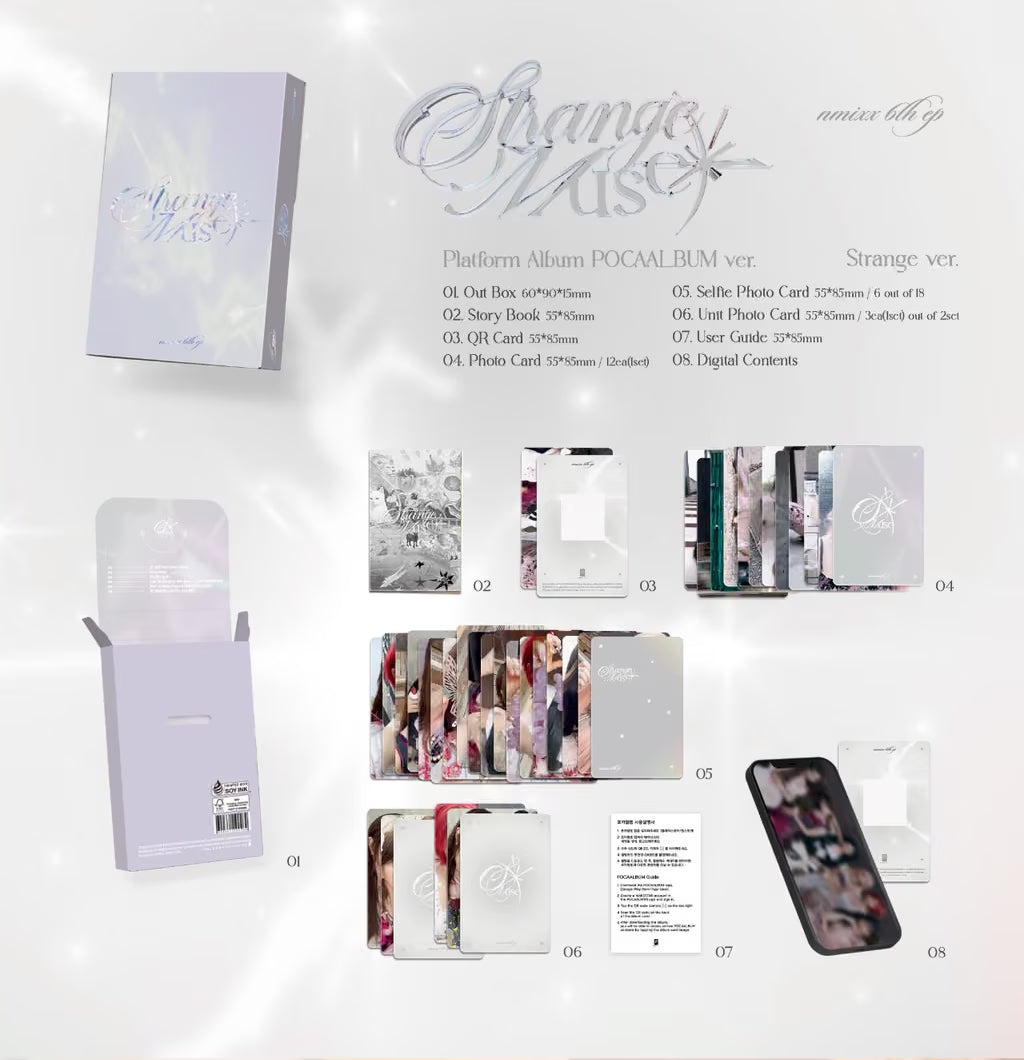 (PRE-ORDER) NMIXX - 6TH MINI ALBUM [STRANGE MUSE] (PLATFORM ALBUM POCAALBUM VER.) (2 VERSIONS) RANDOM