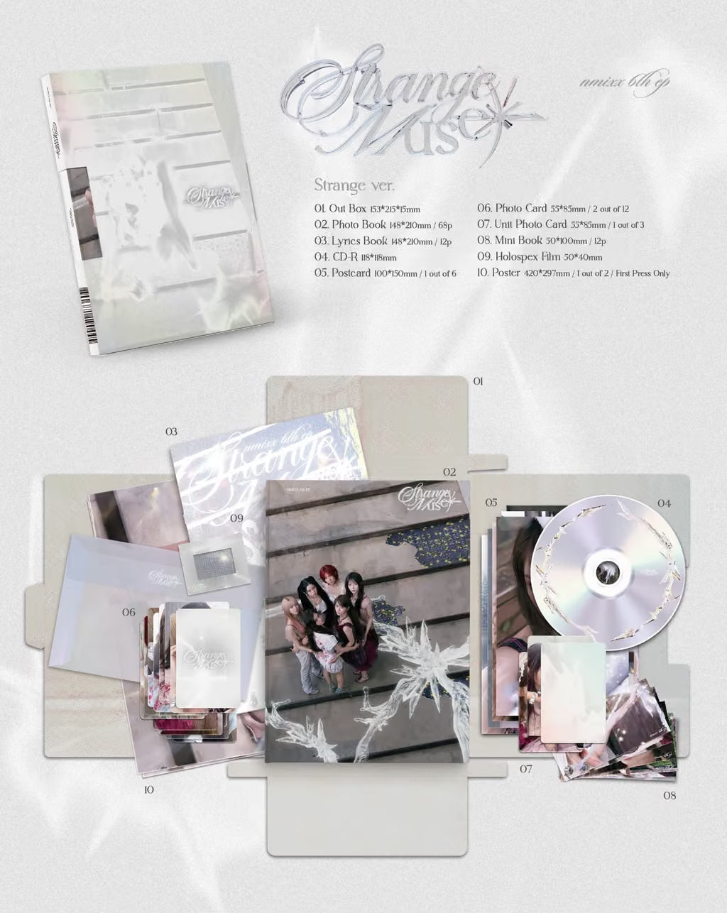 (PRE-ORDER) NMIXX - 6TH MINI ALBUM [STRANGE MUSE] (2 VERSIONS) RANDOM