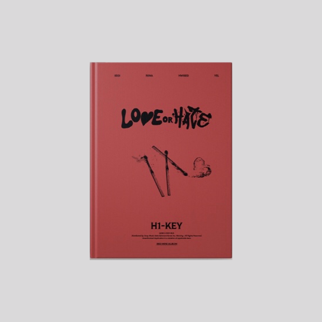 H1-KEY - 3RD MINI ALBUM [LOVE OR HATE] (2 VERSIONS) - LightUpK