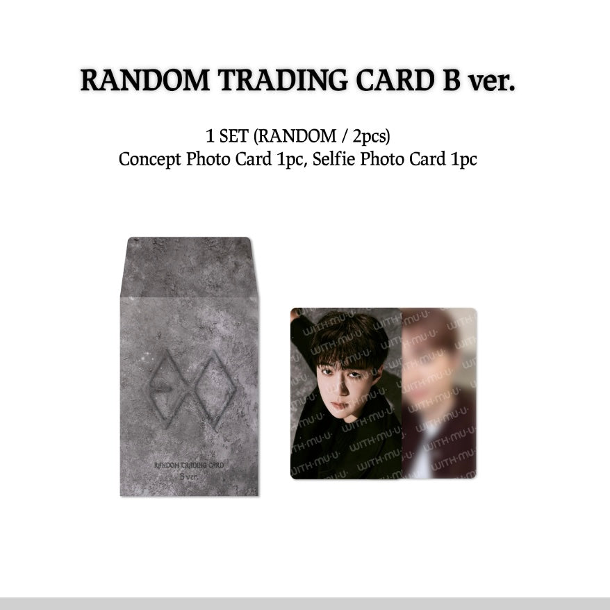 (PRE-ORDER) EXO – [REVERXE THE WORLD] MD_RANDOM TRADING CARD (2 VERSIONS) - LightUpK