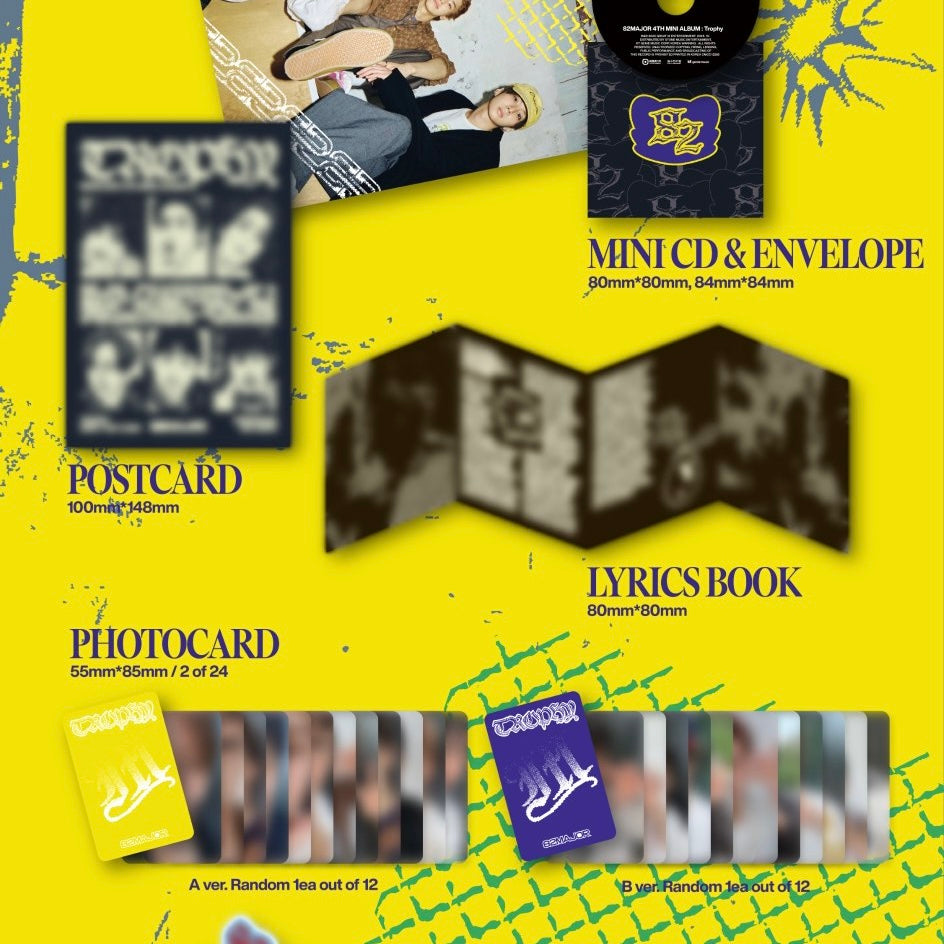 (PRE-ORDER) 82MAJOR - 4TH MINI ALBUM [TROPHY] (SPECIAL VER.) - LightUpK