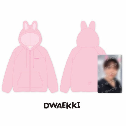 (PRE-ORDER) STRAY KIDS - SKZOO FLEECE HOOD ZIP-UP - RUN IT (8 VERSIONS)
