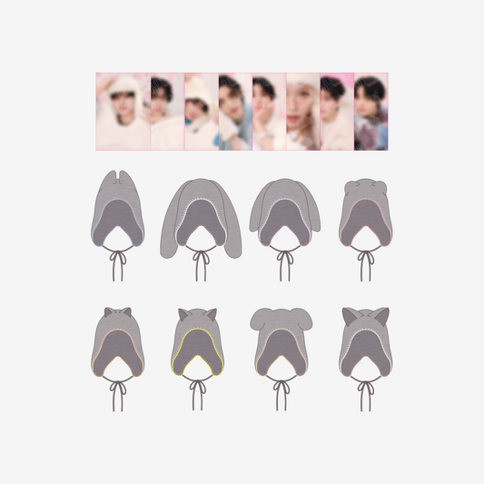 (PRE-ORDER) STRAY KIDS BEANIE - SKZ 5'CLOCK (8 VERSIONS) - LightUpK