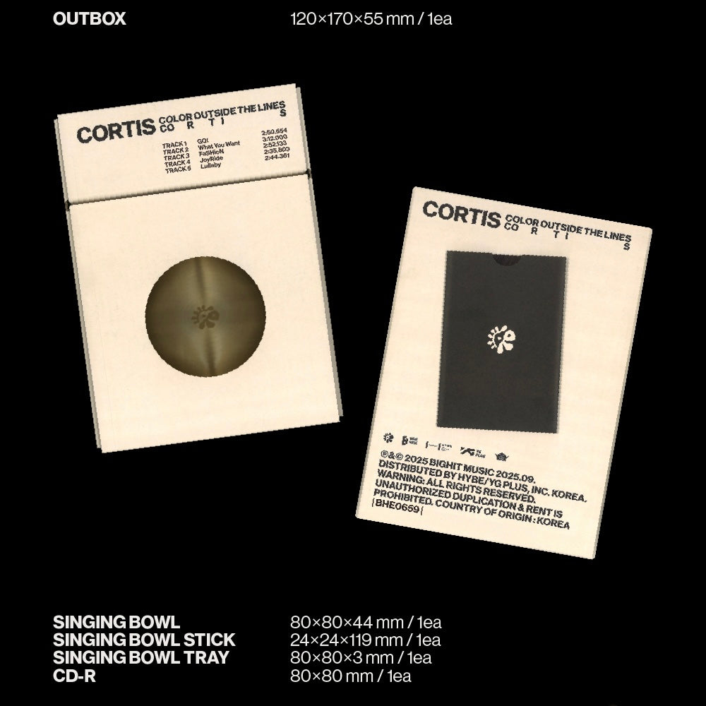 (PRE-ORDER) CORTIS - THE 1ST EP [COLOR OUTSIDE THE LINES] (SINGING BOWL VER.) - LightUpK