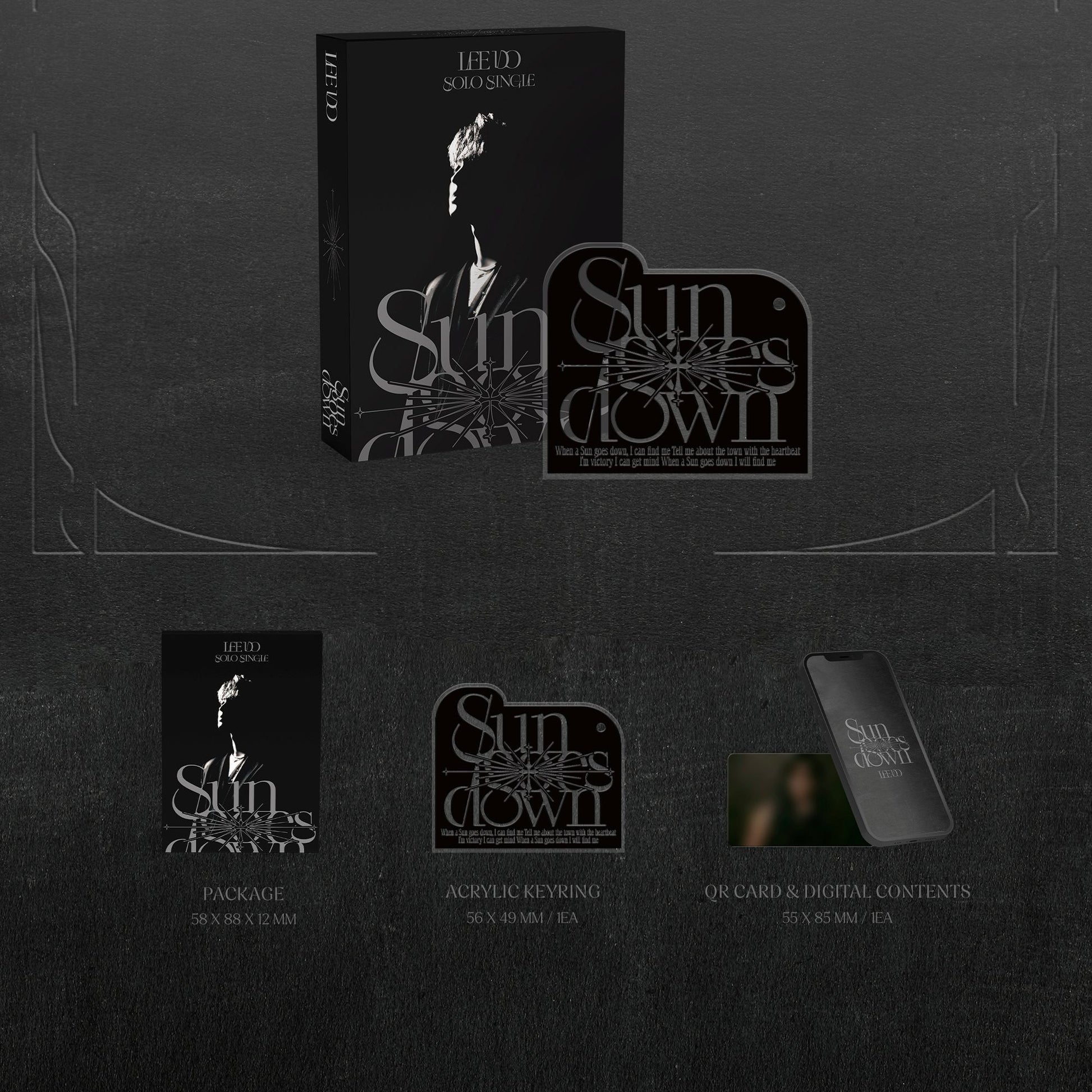 (PRE-ORDER) LEEDO (ONEUS) - SOLO SINGLE [SUN GOES DOWN] (POCAALBUM) - LightUpK