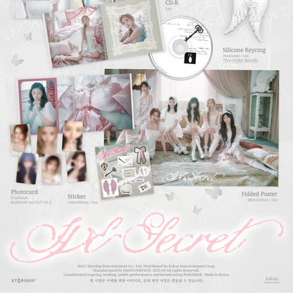 (PRE-ORDER) IVE - THE 4TH EP [IVE SECRET] (LOVED IVE VER.) - LightUpK