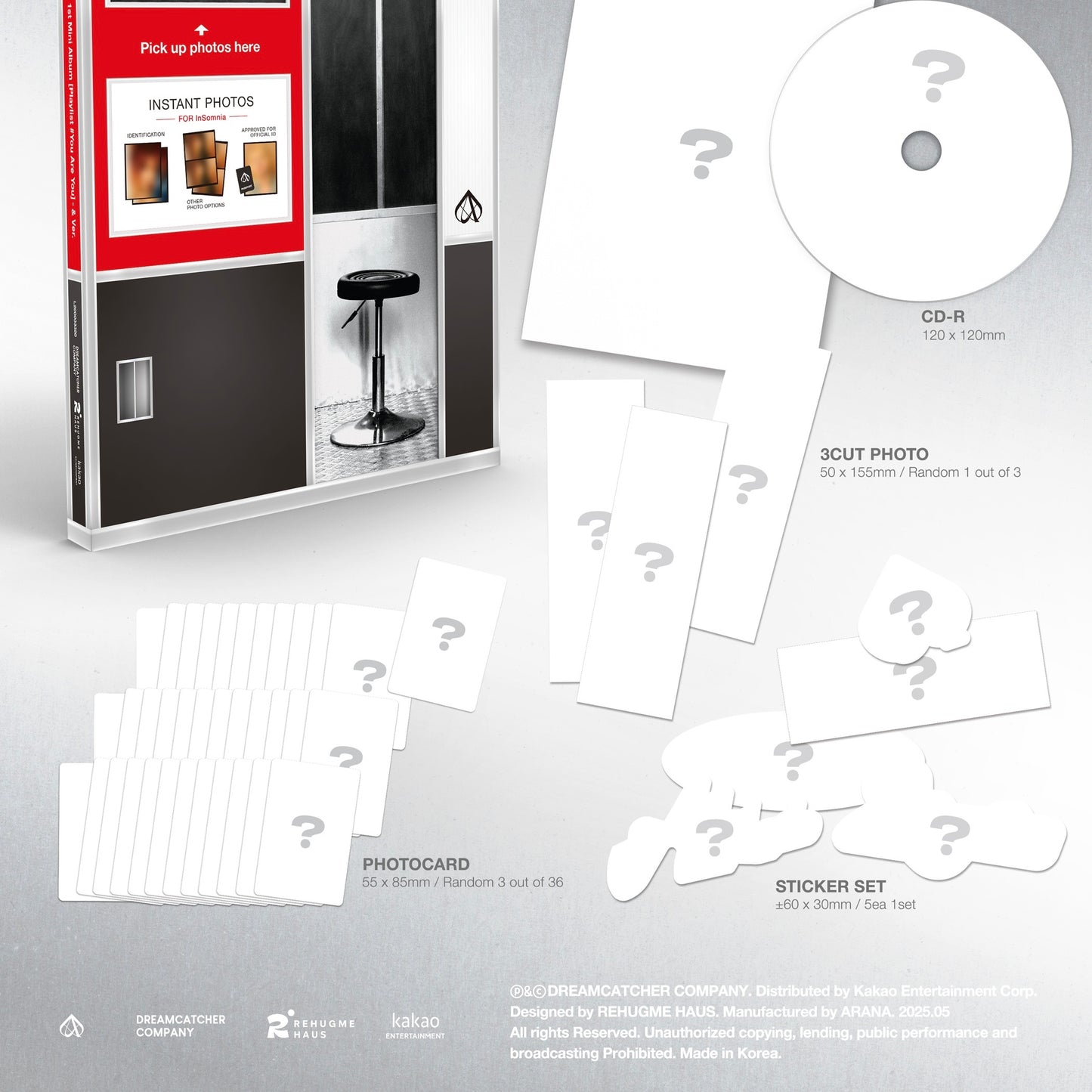 UAU - 1ST MINI ALBUM [PLAYLIST #YOU ARE YOU] (& VER.) - LightUpK