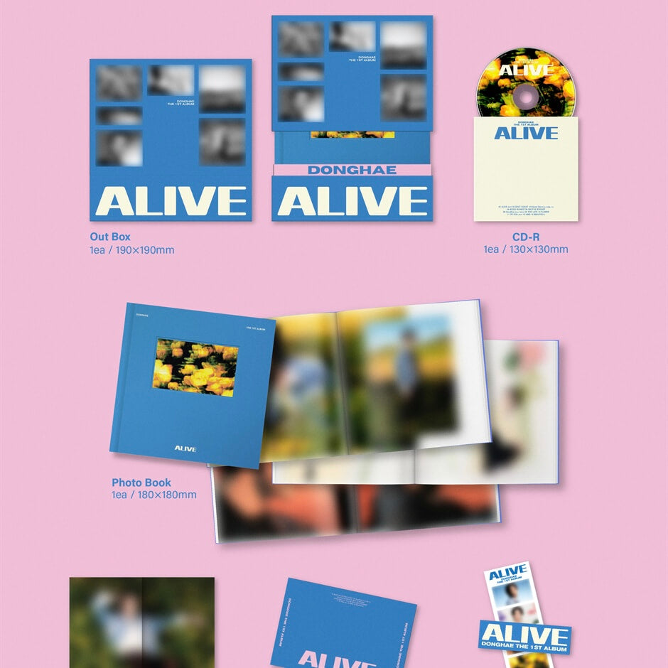 (PRE-ORDER) DONGHAE - 1ST ALBUM [ALIVE] - LightUpK
