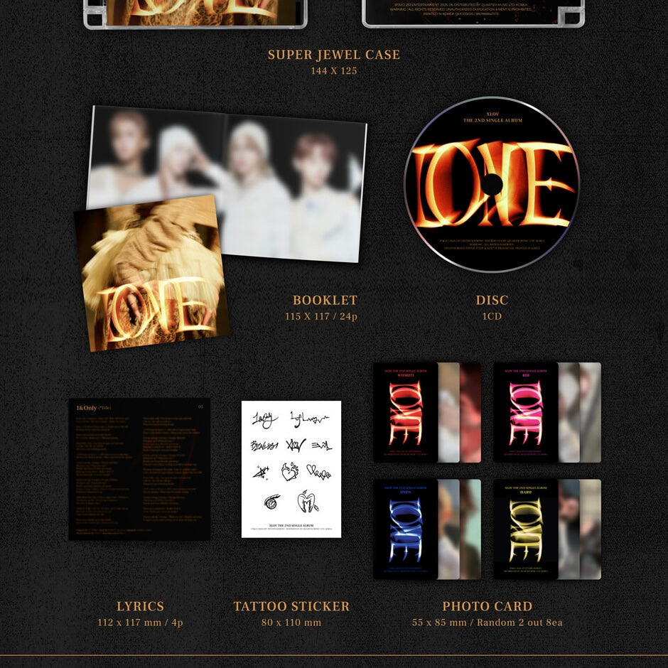 XLOV - 2ND SINGLE [I ONE] (2 VERSIONS) - LightUpK