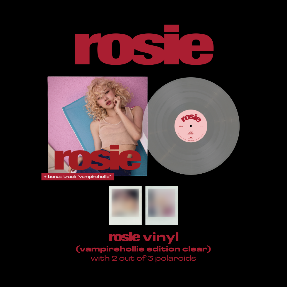 ROSE - FIRST STUDIO ALBUM [ROSIE] VINYL (VAMPIREHOLLIE EDITION CLEAR) - LightUpK