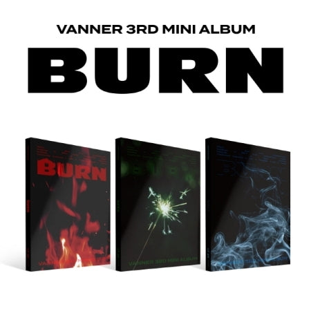 VANNER - 3RD MINI ALBUM [BURN] (3 VERSIONS)