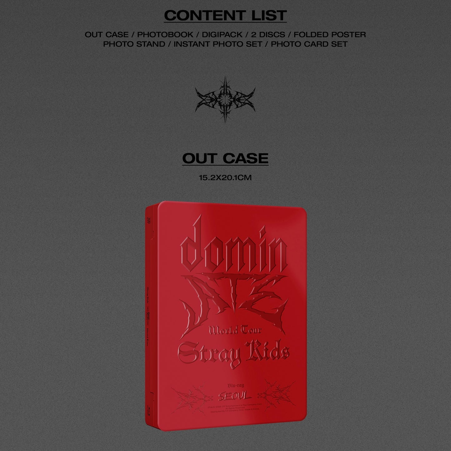 (PRE-ORDER) STRAY KIDS WORLD TOUR <dominATE SEOUL> BLU-RAY