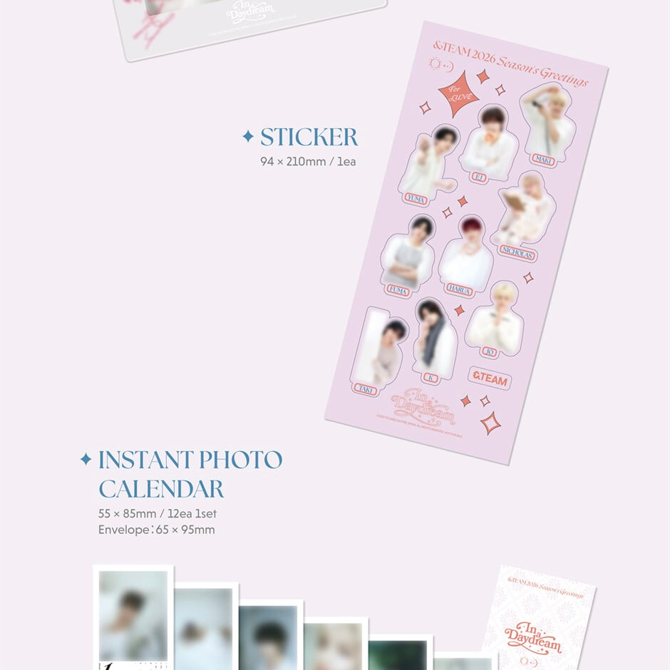 (PRE-ORDER) &TEAM - 2026 SEASON GREETINGS [IN A DAYDREAM] - LightUpK