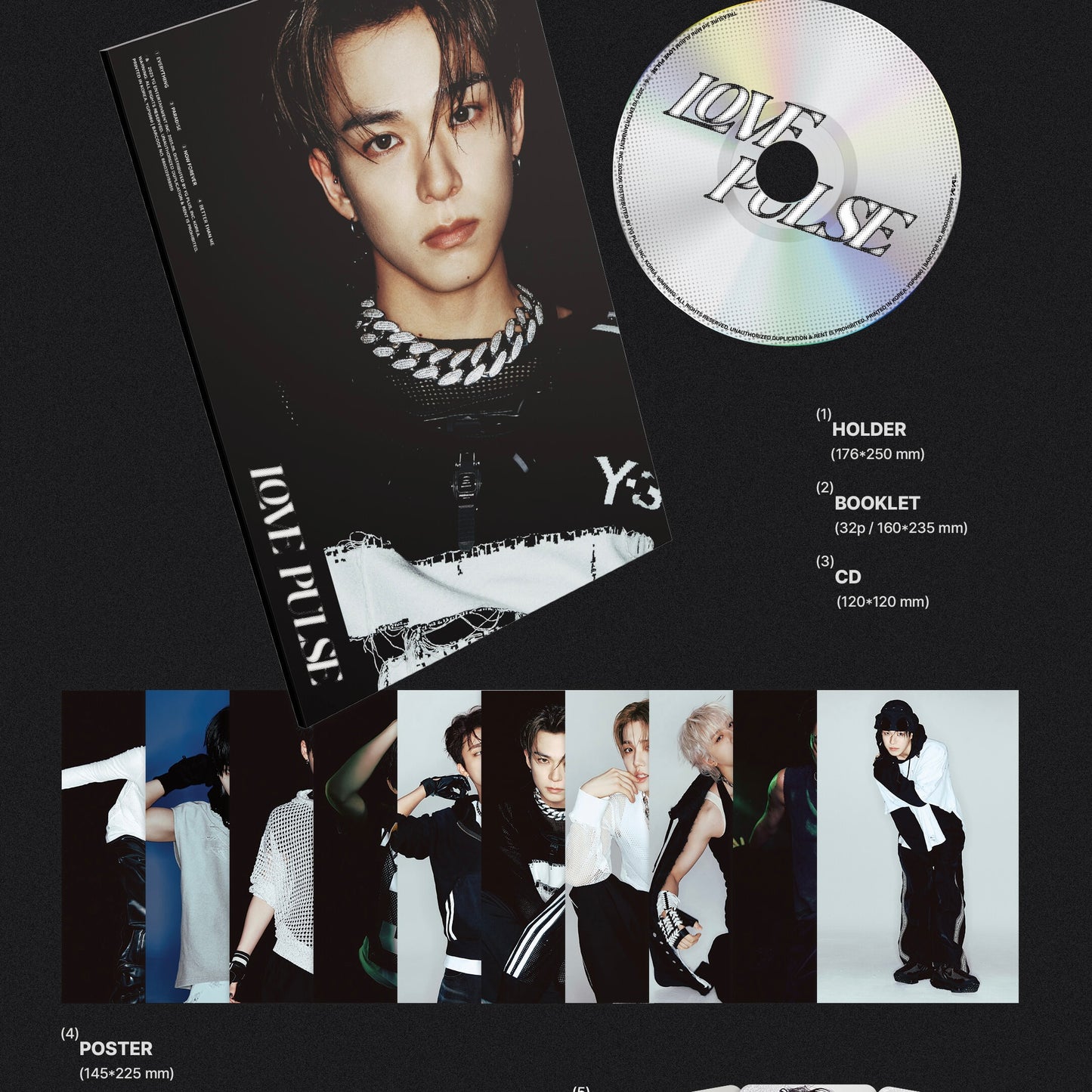 (PRE-ORDER) TREASURE - 3RD MINI ALBUM [LOVE PULSE] SPORTY VER (10 VERSIONS) RANDOM - LightUpK