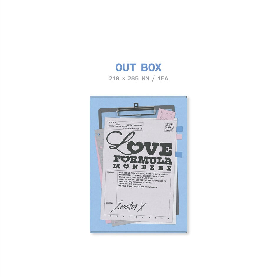 (PRE-ORDER) MONSTA X - 2026 SEASON'S GREETINGS [LOVE FORMULA MONBEBE]