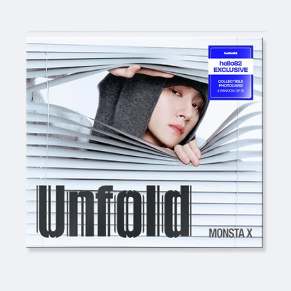 (PRE-ORDER) [HELLO82] [POP-UP EXCLUSIVE] MONSTA X - UNFOLD (DIGIPAK VER.) (6 VERSIONS) RANDOM - LightUpK